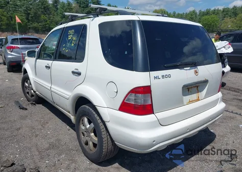 2003 Mercedes-Benz Ml 500 из США, поврежденный, VIN 4JGAB75E33A384779